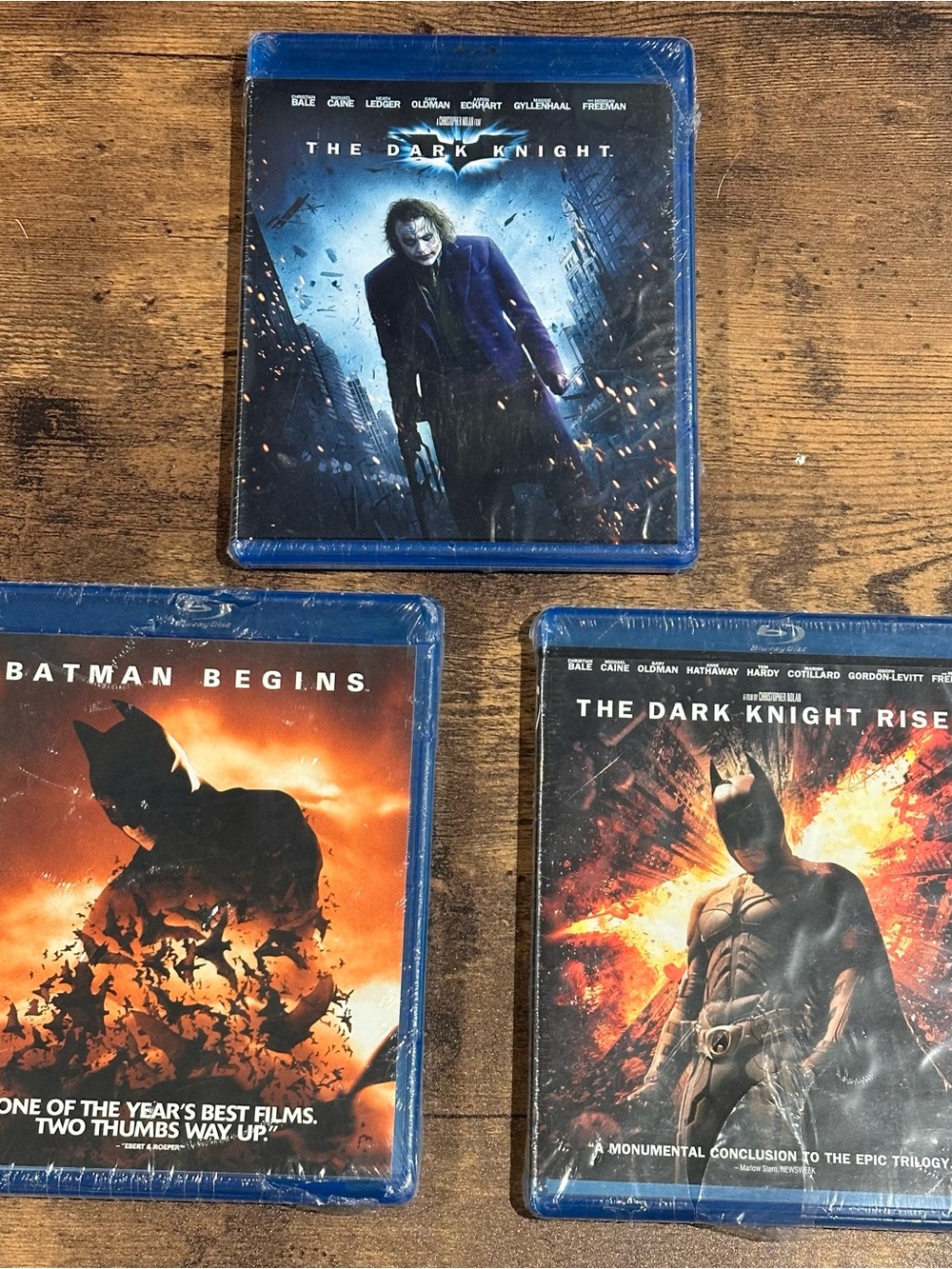 Batman Dark Knight Trilogy Blu-ray Lot NEW SEALED Begins Dark Knight Rises Nolan